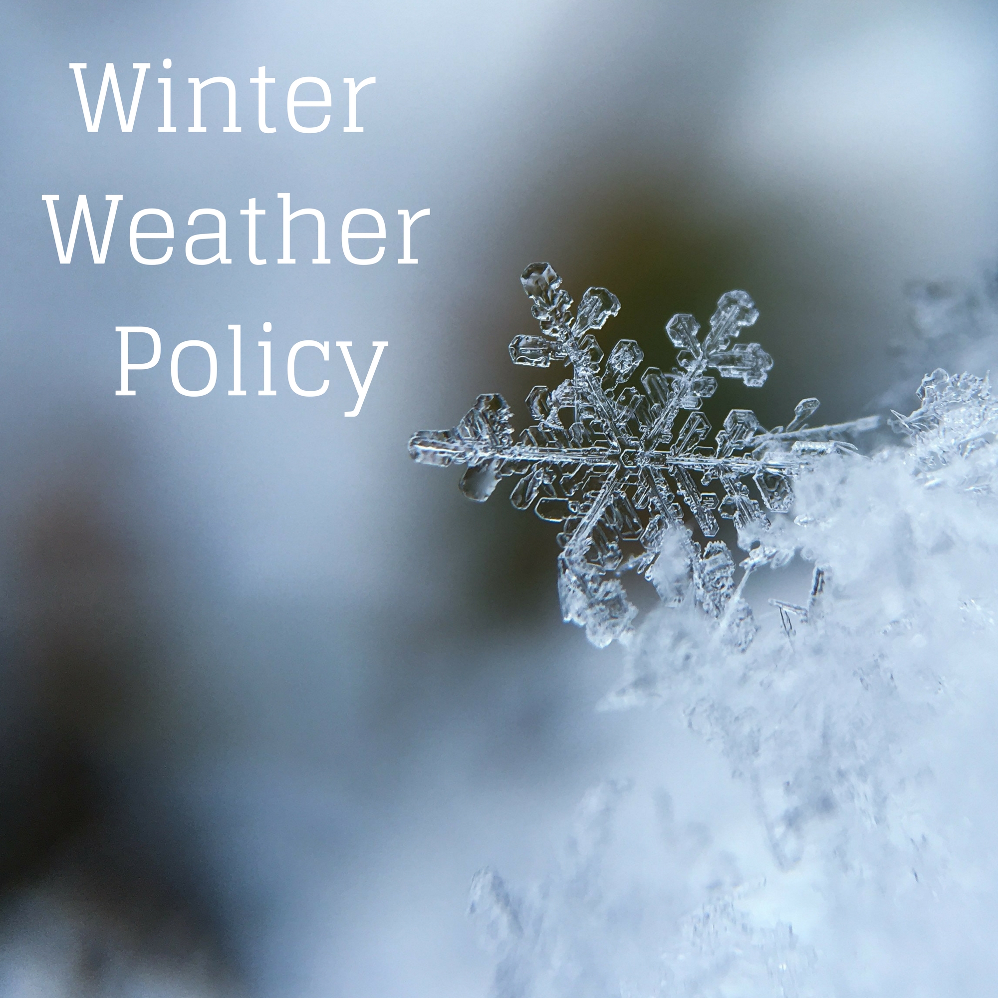 Winter Weather Policy